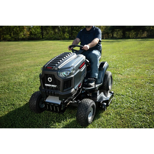Troy-Bilt Super Bronco XP 46 in. Fabricated Deck 22 HP V-Twin Kohler 7000 Series Engine Hydrostatic Drive Gas Riding Lawn Tractor