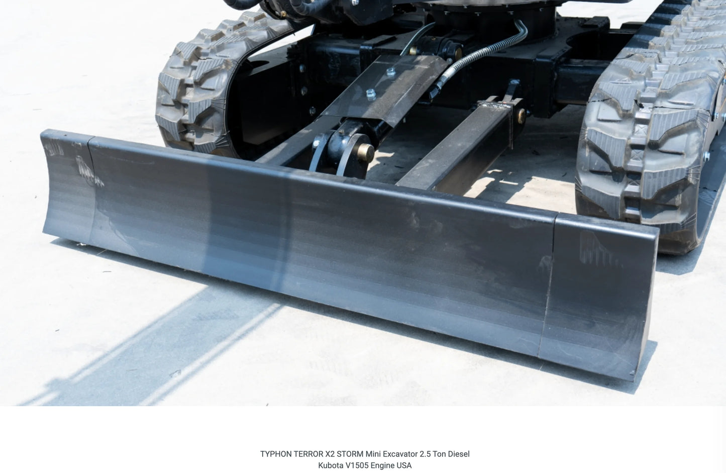 TYPHON TERROR X2 STORM Mini Excavator with Kubota V1505 Engine, 2.5 Ton, Diesel