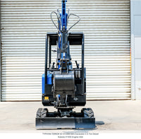 TYPHON TERROR X2 STORM Mini Excavator with Kubota V1505 Engine, 2.5 Ton, Diesel